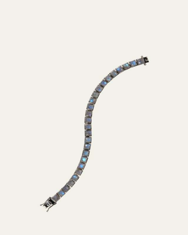 Square Labradorite Tennis Bracelet